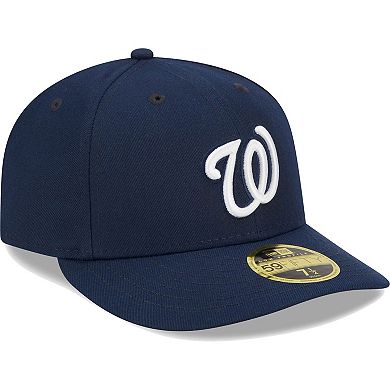 Men's New Era Navy Washington Nationals Oceanside Low Profile 59FIFTY Fitted Hat