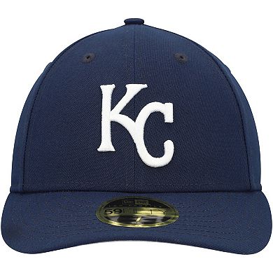 Men's New Era Navy Kansas City Royals Oceanside Low Profile 59FIFTY Fitted Hat