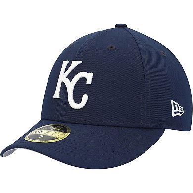 Men's New Era Navy Kansas City Royals Oceanside Low Profile 59FIFTY Fitted Hat