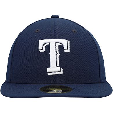 Men's New Era Navy Texas Rangers Oceanside Low Profile 59FIFTY Fitted Hat