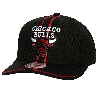 Men's Mitchell & Ness Black Chicago Bulls Hardwood Classics 1998 NBA Draft Commemorative Adjustable Hat