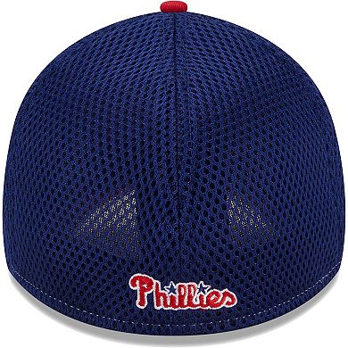 Men's New Era Red Philadelphia Phillies Team Neo 39THIRTY Flex Hat