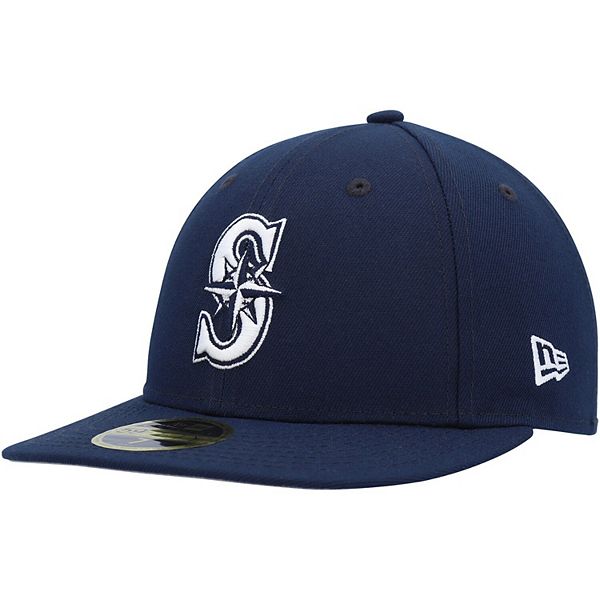 Men's New Era Navy Seattle Mariners Oceanside Low Profile 59FIFTY ...