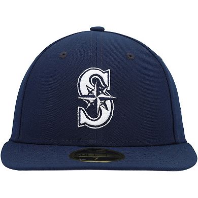 Men's New Era Navy Seattle Mariners Oceanside Low Profile 59FIFTY Fitted Hat
