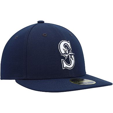 Men's New Era Navy Seattle Mariners Oceanside Low Profile 59FIFTY Fitted Hat