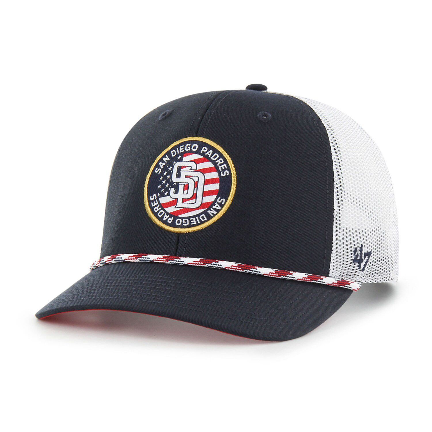 Men's '47 White San Diego Padres 2022 City Connect MVP Adjustable Hat