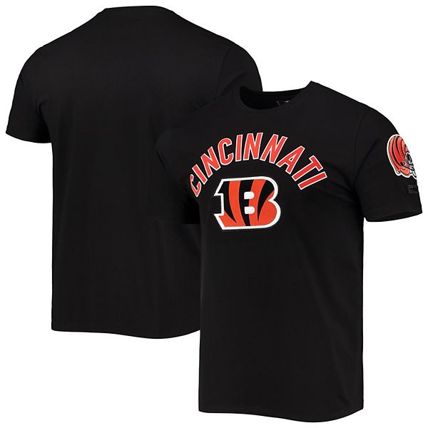 Men's Pro Standard Black Cincinnati Bengals Team Classic Bristle Slim-Fit T- Shirt