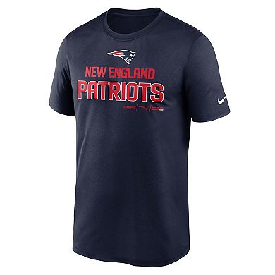 Men's Nike Navy New England Patriots Legend Community Performance T-Shirt