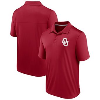 Men's Fanatics Branded Crimson Oklahoma Sooners Team Polo