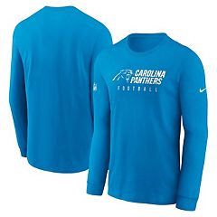 Nike Carolina Panthers Boys Long Sleeve T-Shirt Black Size Youth Large L