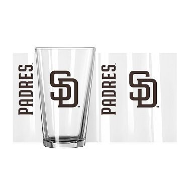 San Diego Padres 16oz. Team Wordmark Game Day Pint Glass