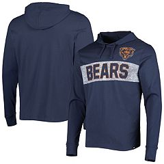 Women's New Era Navy Chicago Bears Athletic Varsity Lightweight Lace-Up Long Sleeve T-Shirt Size: Extra Small