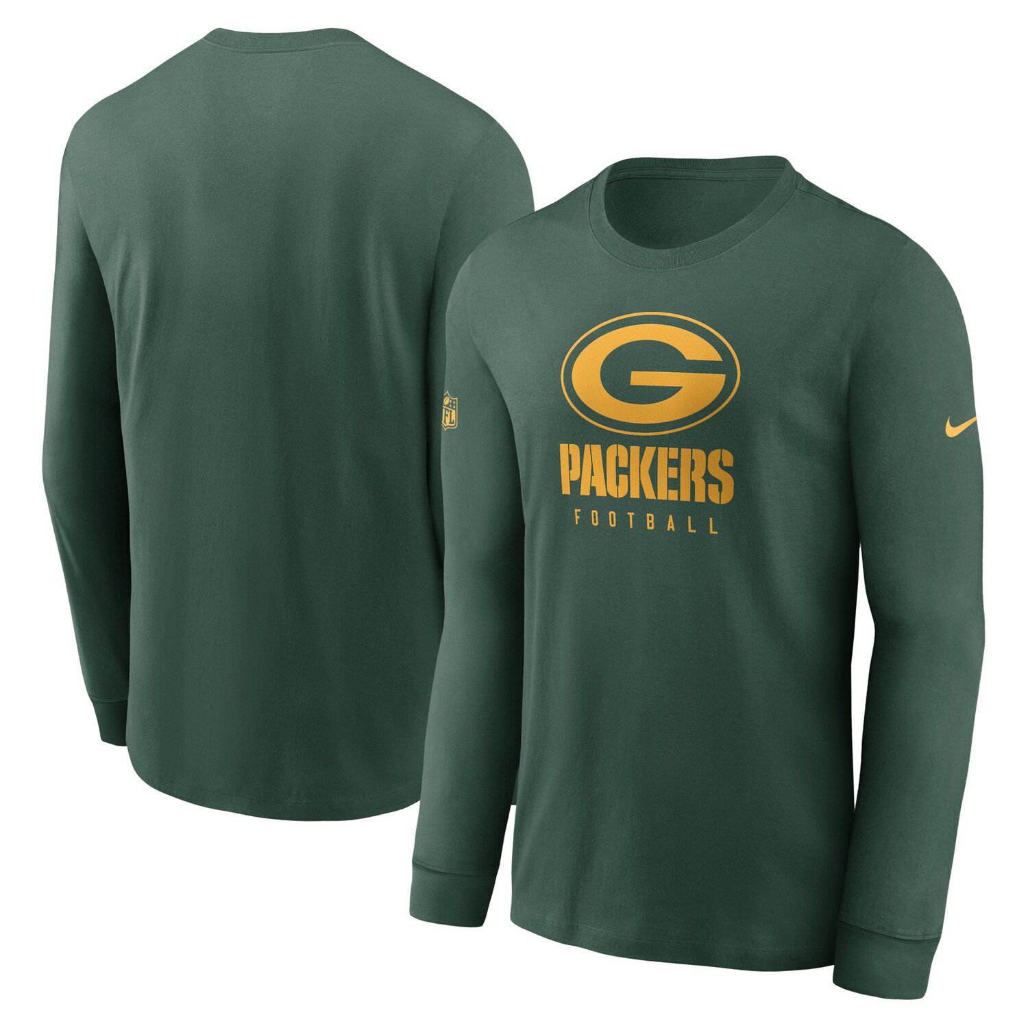 Nike Athletic Fashion (NFL Green Bay Packers) Men's Long-Sleeve T-Shirt.