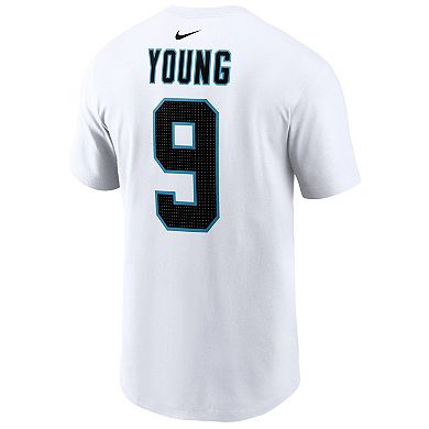 Men's Nike Bryce Young White Carolina Panthers 2023 NFL Draft First Round Pick Player Name & Number T-Shirt