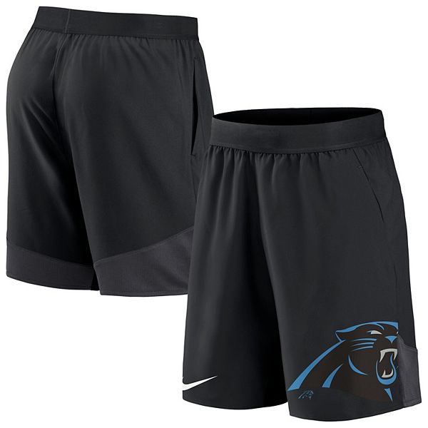 Men's Nike Black Carolina Panthers Stretch Performance Shorts