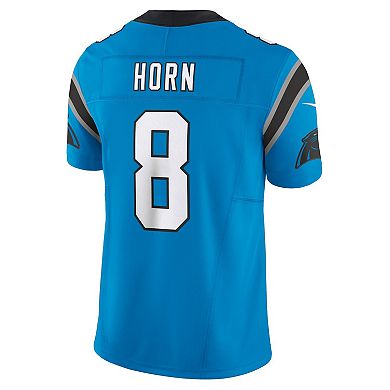 Men's Nike Jaycee Horn Blue Carolina Panthers Vapor F.U.S.E. Limited Jersey