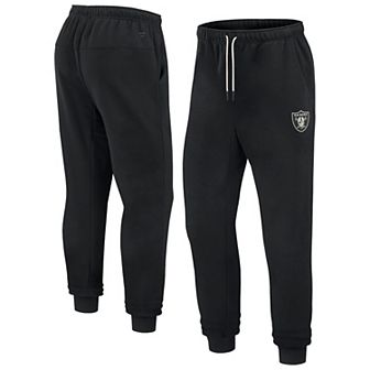 Unisex Fanatics Signature Black Las Vegas Raiders Super Soft Fleece Jogger