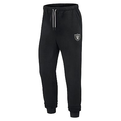 Unisex Fanatics Signature Black Las Vegas Raiders Super Soft Fleece Jogger