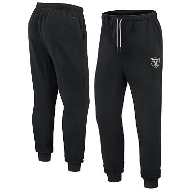 Unisex Fanatics Signature Black Las Vegas Raiders Super Soft Fleece Jogger