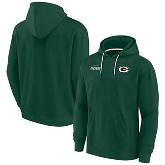 Unisex Fanatics Signature Green Green Bay Packers Super Soft Fleece Pullover Hoodie