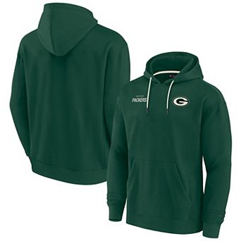 Unisex Fanatics Signature Green Green Bay Packers Super Soft Fleece Pullover Hoodie