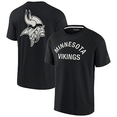 Unisex Fanatics Signature Black Minnesota Vikings Super Soft Short Sleeve T-Shirt