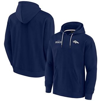 Unisex Fanatics Signature Navy Denver Broncos Super Soft Fleece Pullover Hoodie