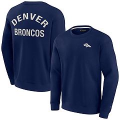 Denver Broncos Pro Standard Mash Up Pullover Sweatshirt - Navy