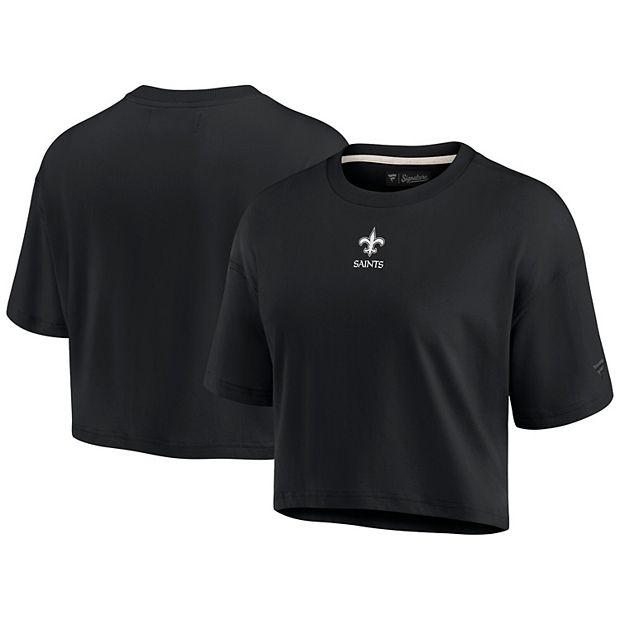 Nike Women's Fashion (NFL New Orleans Saints) 3/4-Sleeve T-Shirt in Black, Size: Small | NKNW093N7W-06O