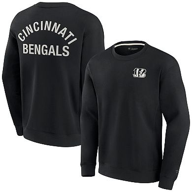 Unisex Fanatics Black Cincinnati Bengals Elements Super Soft Pullover Sweatshirt