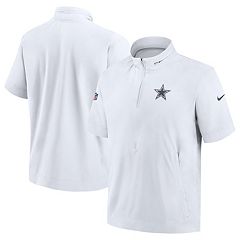 Nike White Dallas Cowboys Sideline Lockup Performance Polo Silver