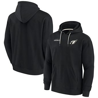 Unisex Fanatics Signature Black Arizona Cardinals Super Soft Fleece Pullover Hoodie