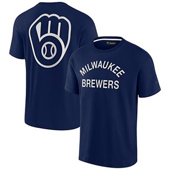 Unisex Fanatics Signature Navy Milwaukee Brewers Super Soft Short Sleeve T-Shirt