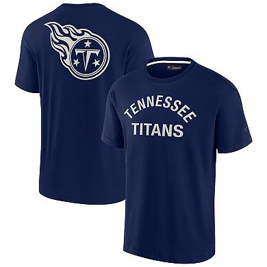 Unisex Fanatics Signature Navy Tennessee Titans Super Soft Short Sleeve T-Shirt