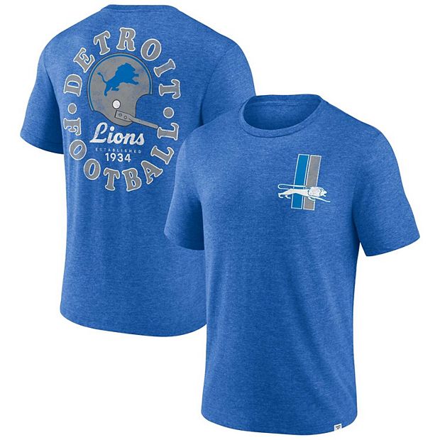 Detroit Lions Men's White Jersey T-Shirt - Vintage Detroit Collection