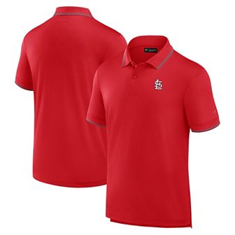 Men's Fanatics Signature Red St. Louis Cardinals Pique Polo Shirt