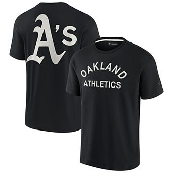 Unisex Fanatics Signature Black Oakland Athletics Super Soft Short Sleeve T-Shirt