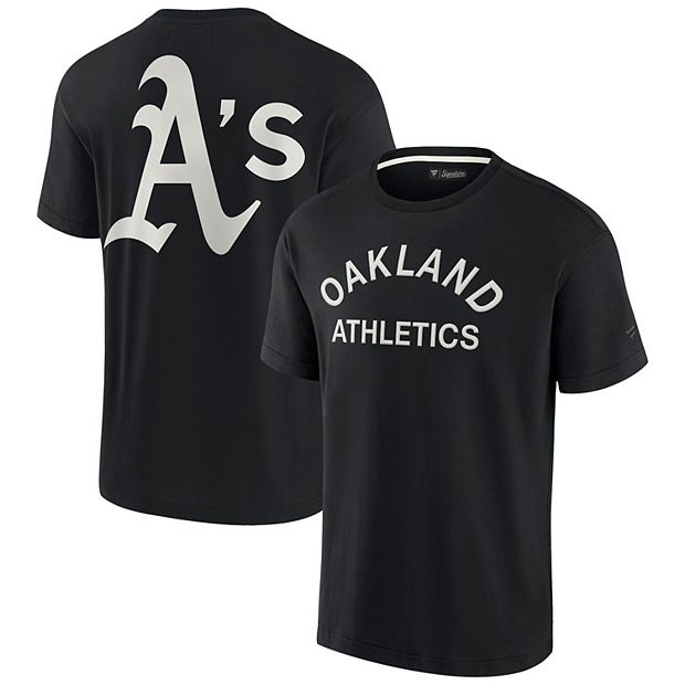 Unisex Fanatics Signature Black Oakland Athletics Super Soft Short Sleeve T-Shirt Size: Extra Large