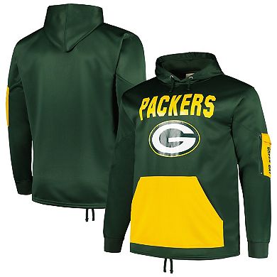 Men's Fanatics Branded Green Green Bay Packers Big & Tall Pullover Hoodie