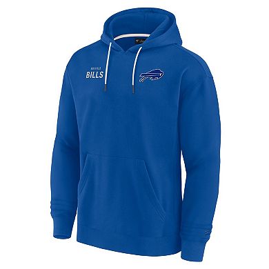 Unisex Fanatics Signature Royal Buffalo Bills Super Soft Fleece Pullover Hoodie