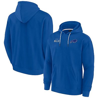 Unisex Fanatics Signature Royal Buffalo Bills Super Soft Fleece Pullover Hoodie