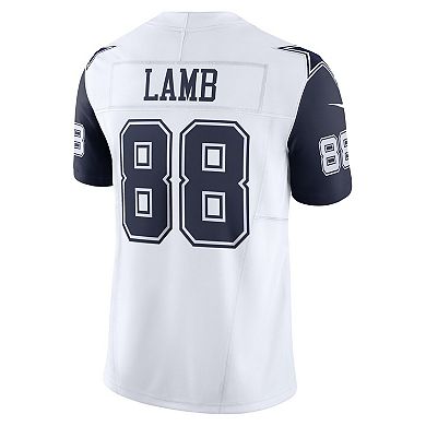 Men's Nike CeeDee Lamb White Dallas Cowboys Alternate Vapor F.U.S.E ...