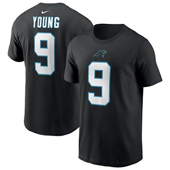 Men's Nike Bryce Young Black Carolina Panthers 2023 NFL Draft First Round Pick Player Name & Number T-Shirt