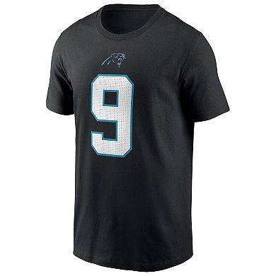 Men's Nike Bryce Young Black Carolina Panthers 2023 NFL Draft First Round Pick Player Name & Number T-Shirt
