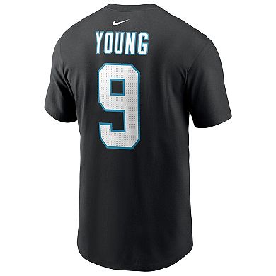 Men's Nike Bryce Young Black Carolina Panthers 2023 NFL Draft First Round Pick Player Name & Number T-Shirt