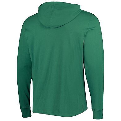 Men's '47 Green Green Bay Packers Field Franklin Hooded Long Sleeve T-Shirt