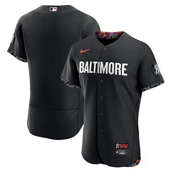 Men's Nike Black Baltimore Orioles City Connect Authentic Jersey