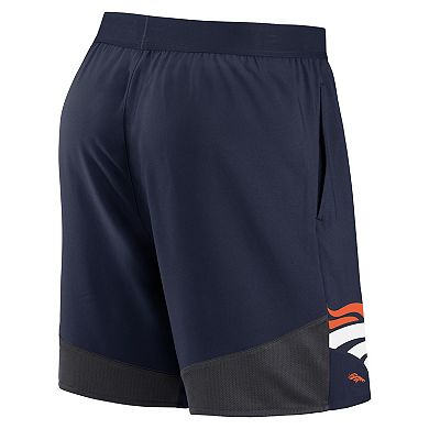 Men's Nike Navy Denver Broncos Stretch Performance Shorts