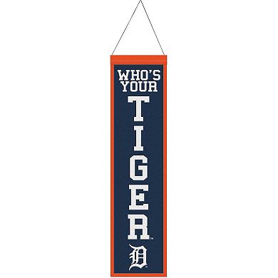 WinCraft Detroit Tigers 8" x 32" Slogan Wool Banner