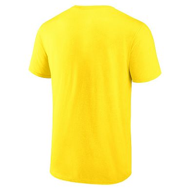 Men's Fanatics Branded Yellow Oregon Ducks Campus T-Shirt